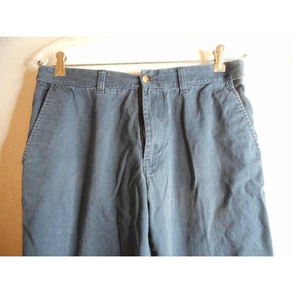 M&S Navy Blue Chino Pants Sz 32 Marks & Spencer - Picture 2 of 8